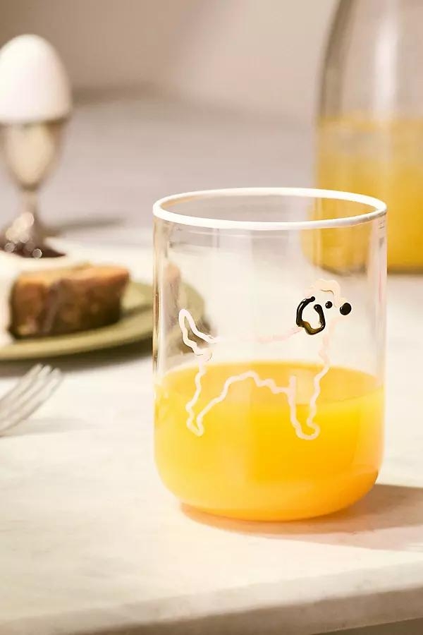 The Love Notes Icon Juice Glass: Dog Edition - Image 0
