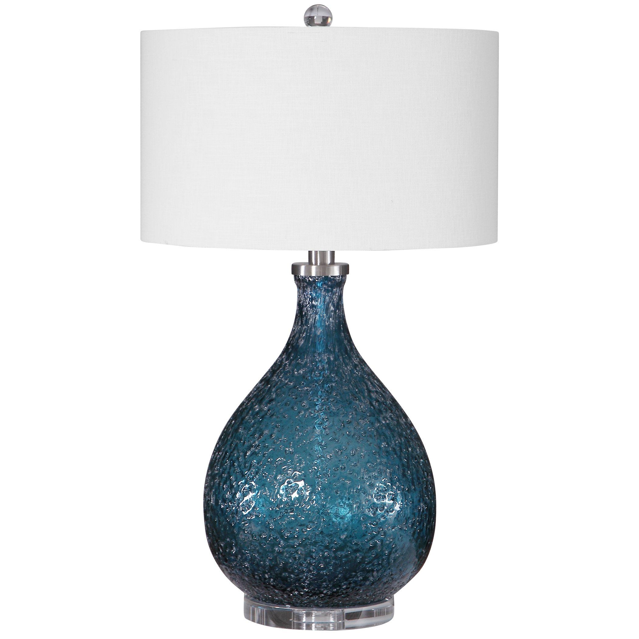 Eline Blue Glass Table Lamp - Image 6