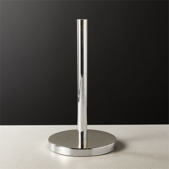 Polished Nickel Paper Towel Holder - Image 0