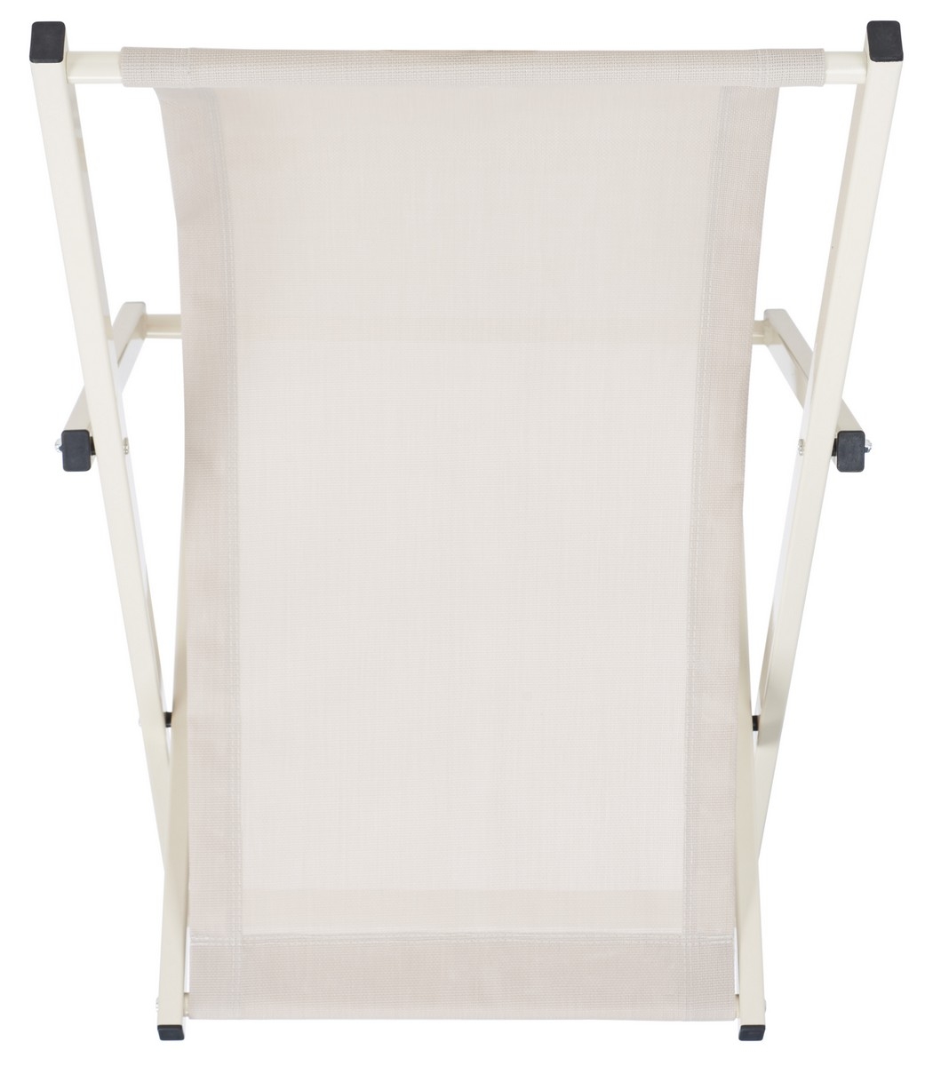 Breslin Set Of 2 Sling Chairs - Beige/Beige - Safavieh - Image 4