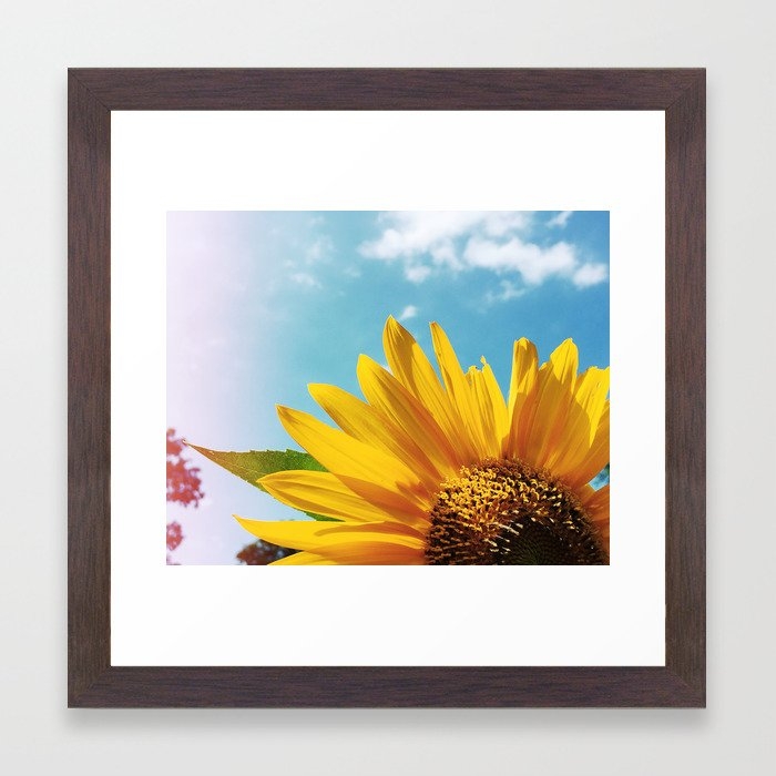 Summer Bliss Framed Art Print by Olivia Joy St Claire Cozy Home Decor - Conservation Walnut - X-Small-12x12 - Image 0
