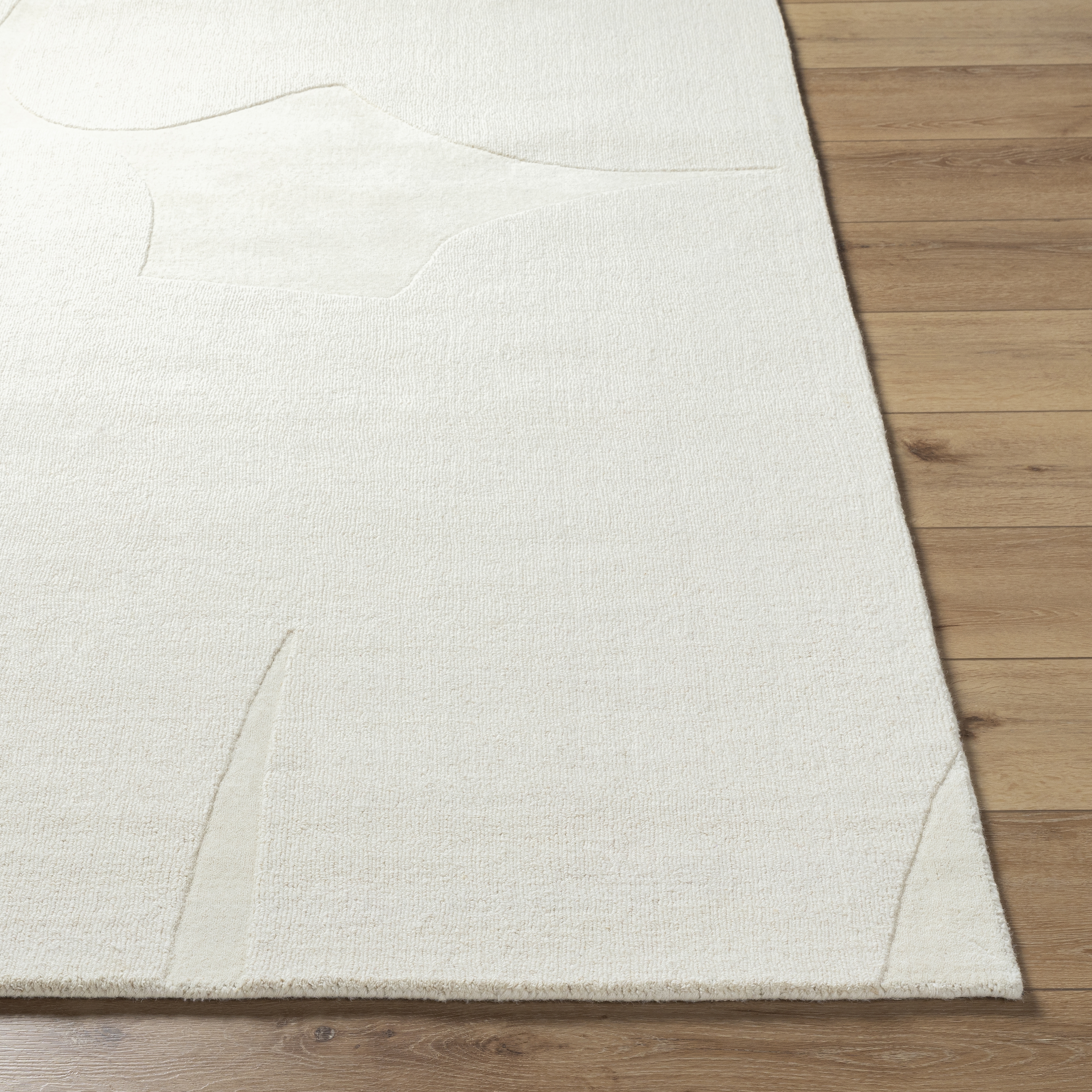 Livabliss Mystique Beige Indoor 2' x 3' Handmade Rug - Image 1
