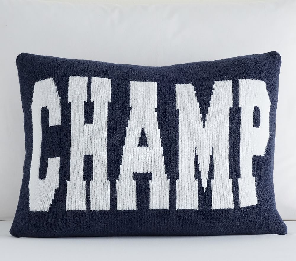 Champ Pillow, Lumbar, Navy Multi - Image 0