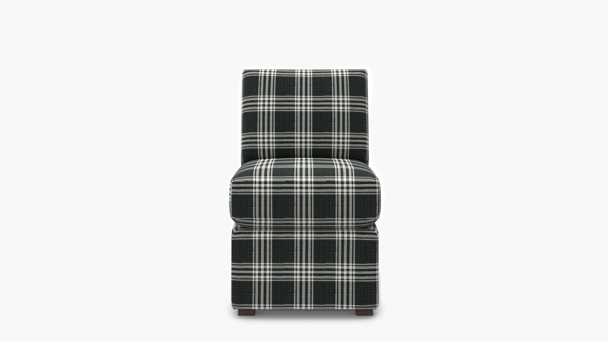 Petite Slipper Chair, Barnegat Plaid - Image 0