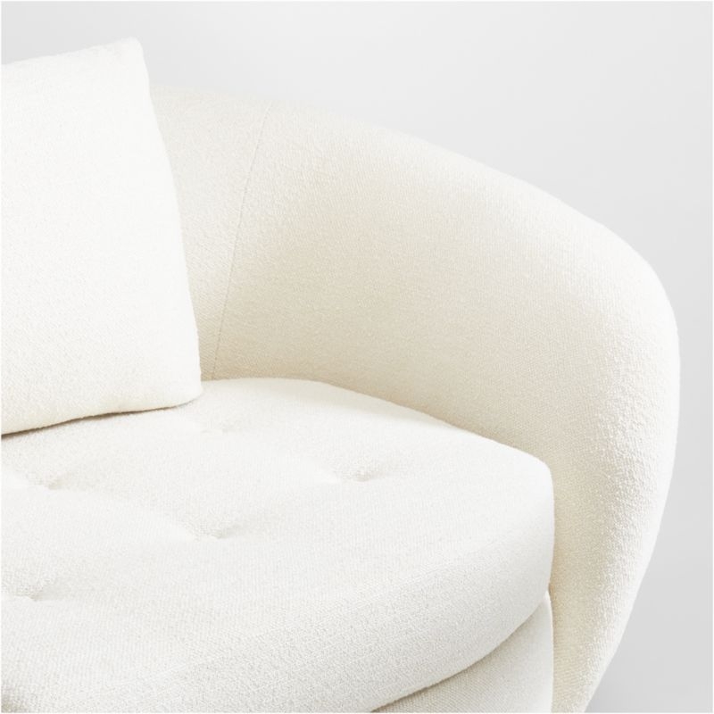 Sinuous Curved 2-Piece Left Arm Chaise Sectional Sofa by Athena Calderone - Image 5