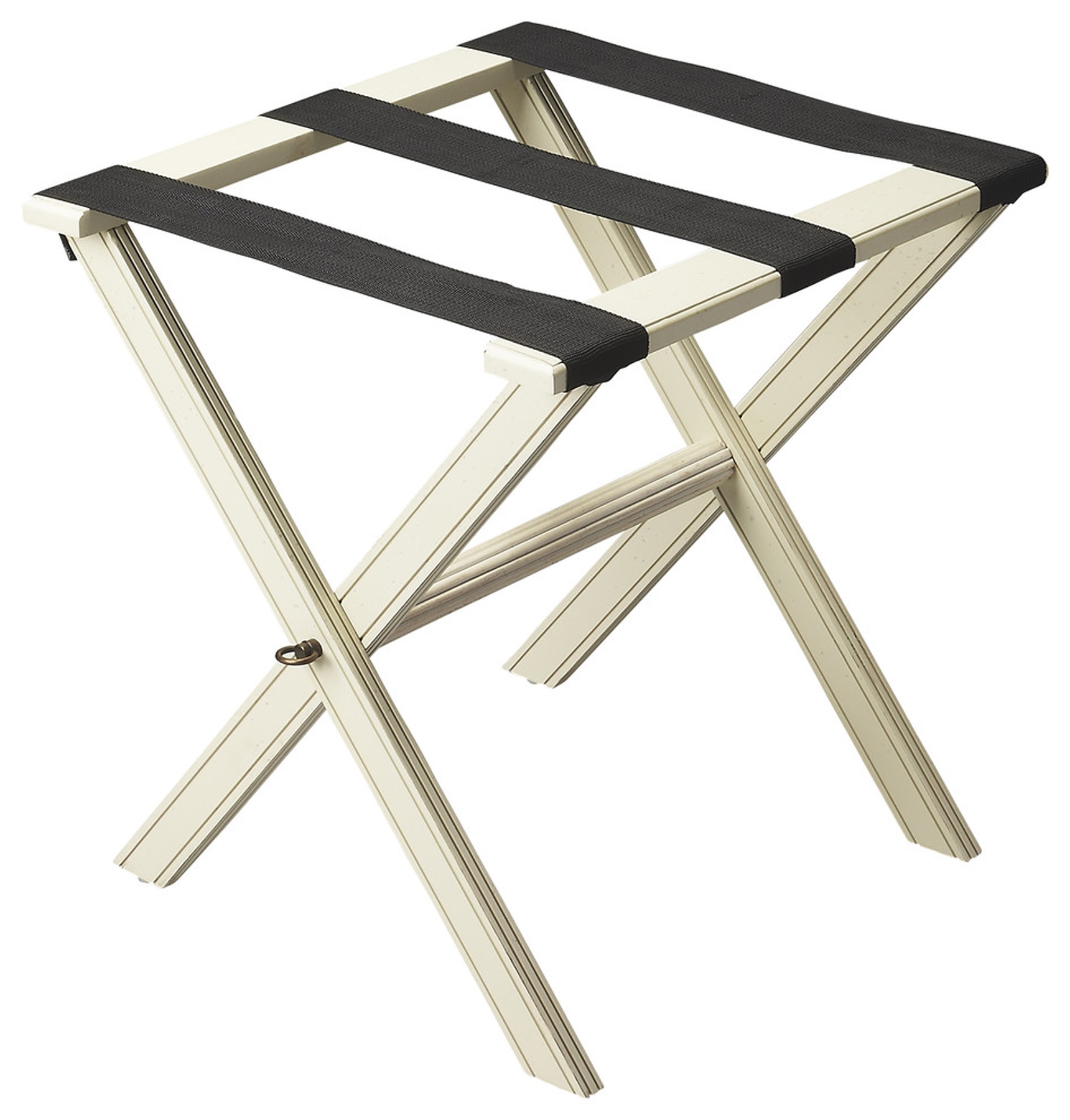 Anthony Cottage White Luggage Rack - Image 0