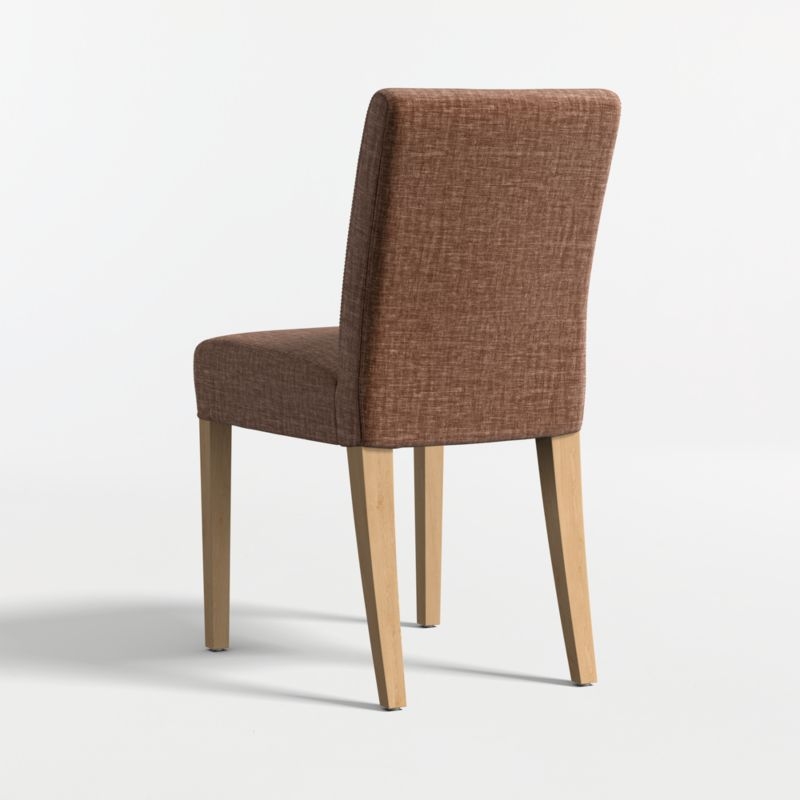 Lowe Doux Sienna Upholstered Dining Chair with Natural Wood Legs - Image 5
