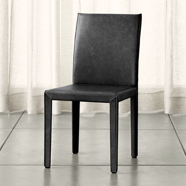 Folio Viola Top-Grain Leather Dining Chair - Image 0