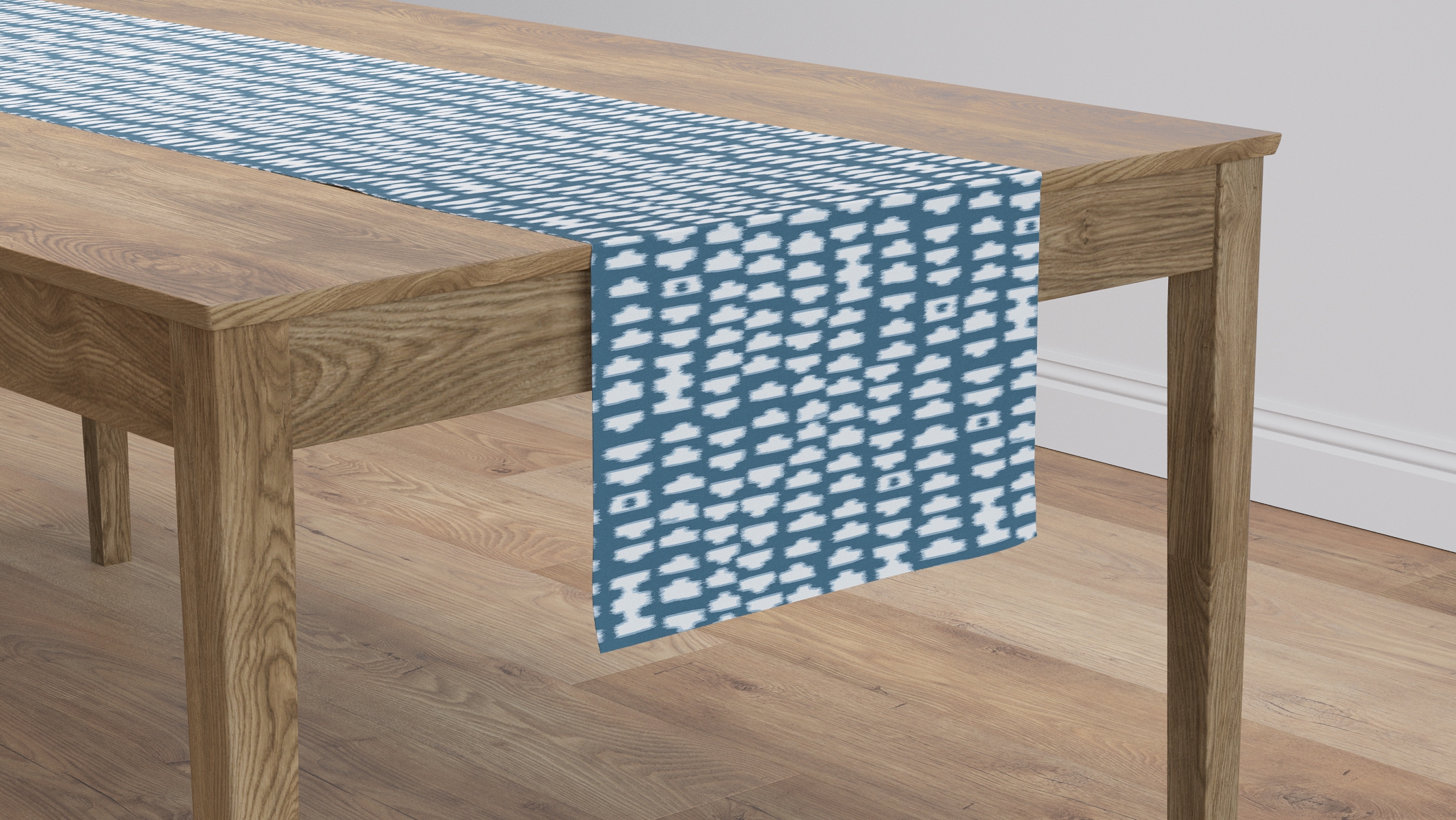 Table Runner 16" x 90", Dusty Blue Odalisque, 16" x 90" - Image 0