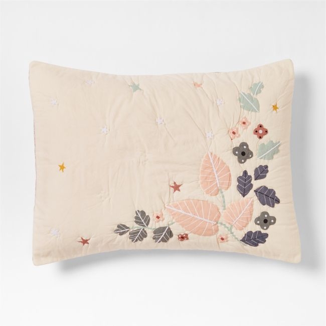 Midnight Moon Organic Cotton Voile Kids Pillow Sham - Image 0