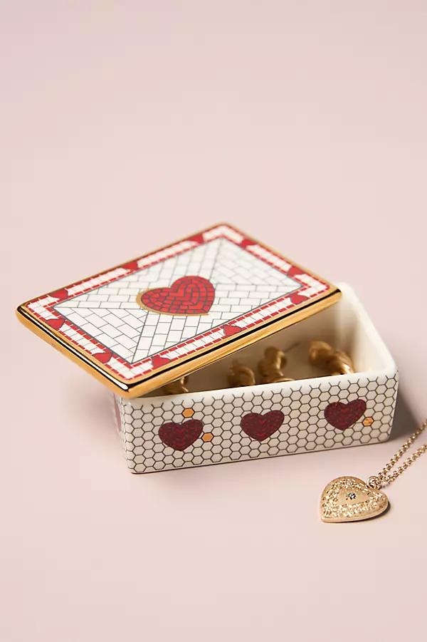 The Bistro Tile Stoneware Trinket Box: Valentine's Edition - Image 0