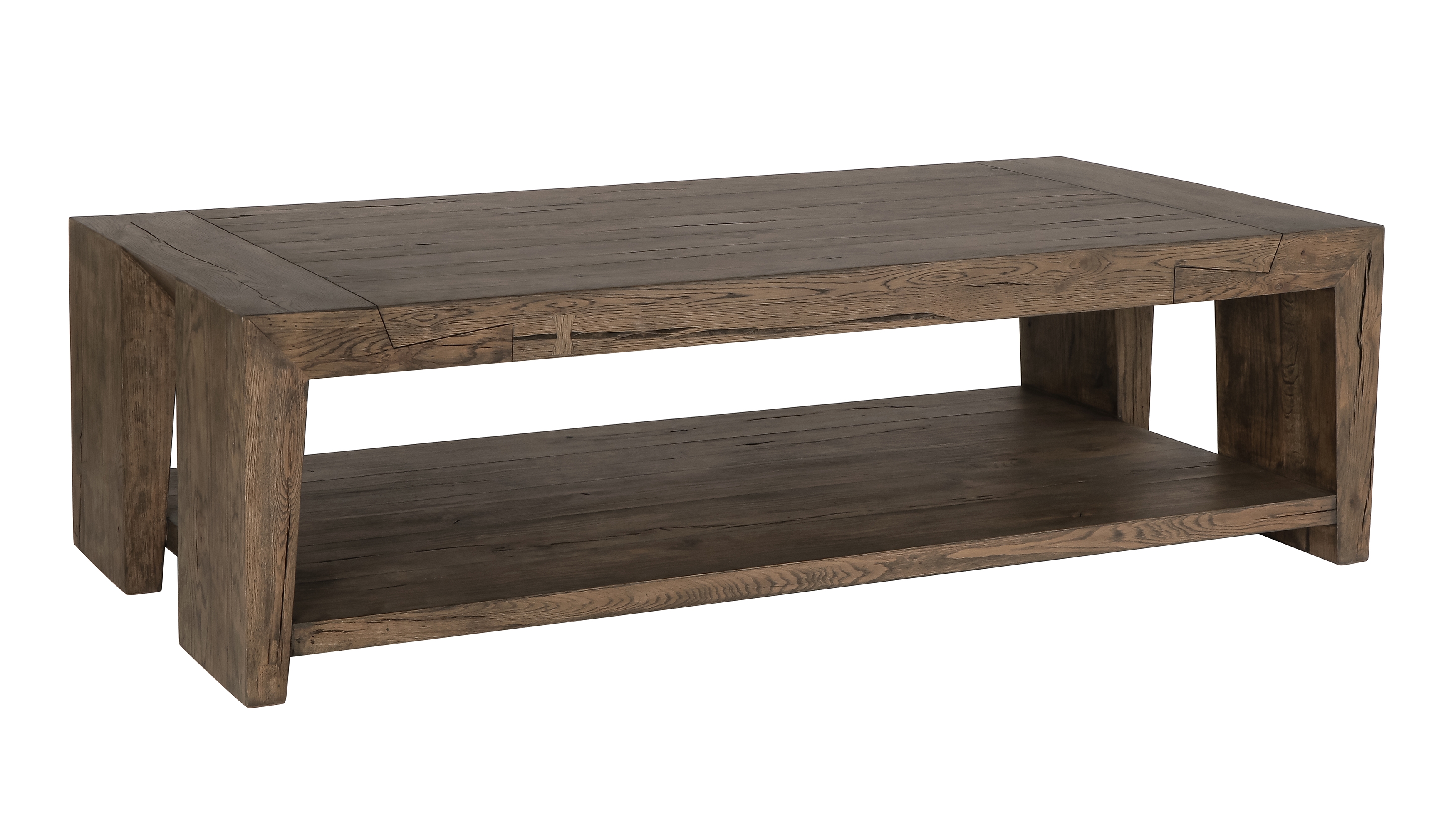 Troy Coffee Table Suede Brown - Image 0