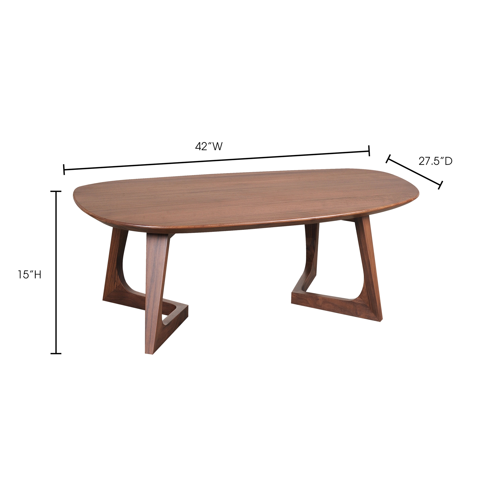 Godenza Small Coffee Table Brown - Image 8