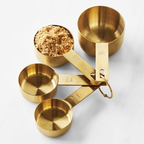 Williams Sonoma Gold Measuring Cups, Set of 4 - Image 0