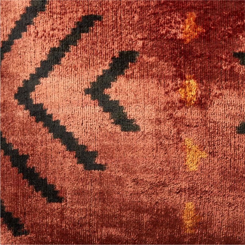 Oxido Turkish Silk Throw Pillow Cover 23"x23" - Image 2