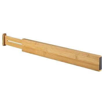 Bamboo Adjustable Drawer Divider, Natural, Set of 3 - Image 0