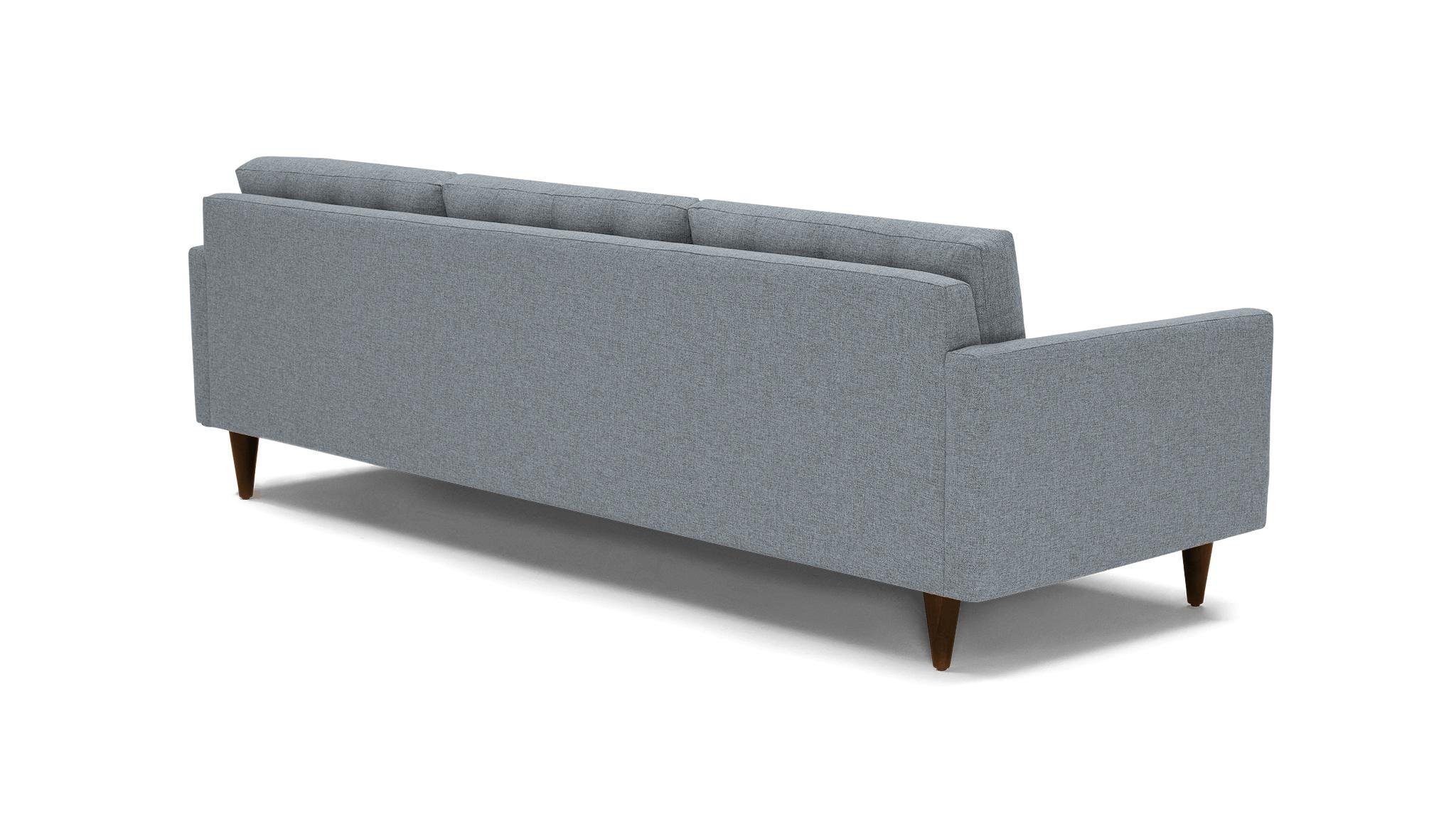 Gray Eliot Mid Century Modern Grand Sofa - Synergy Pewter - Mocha - Image 3