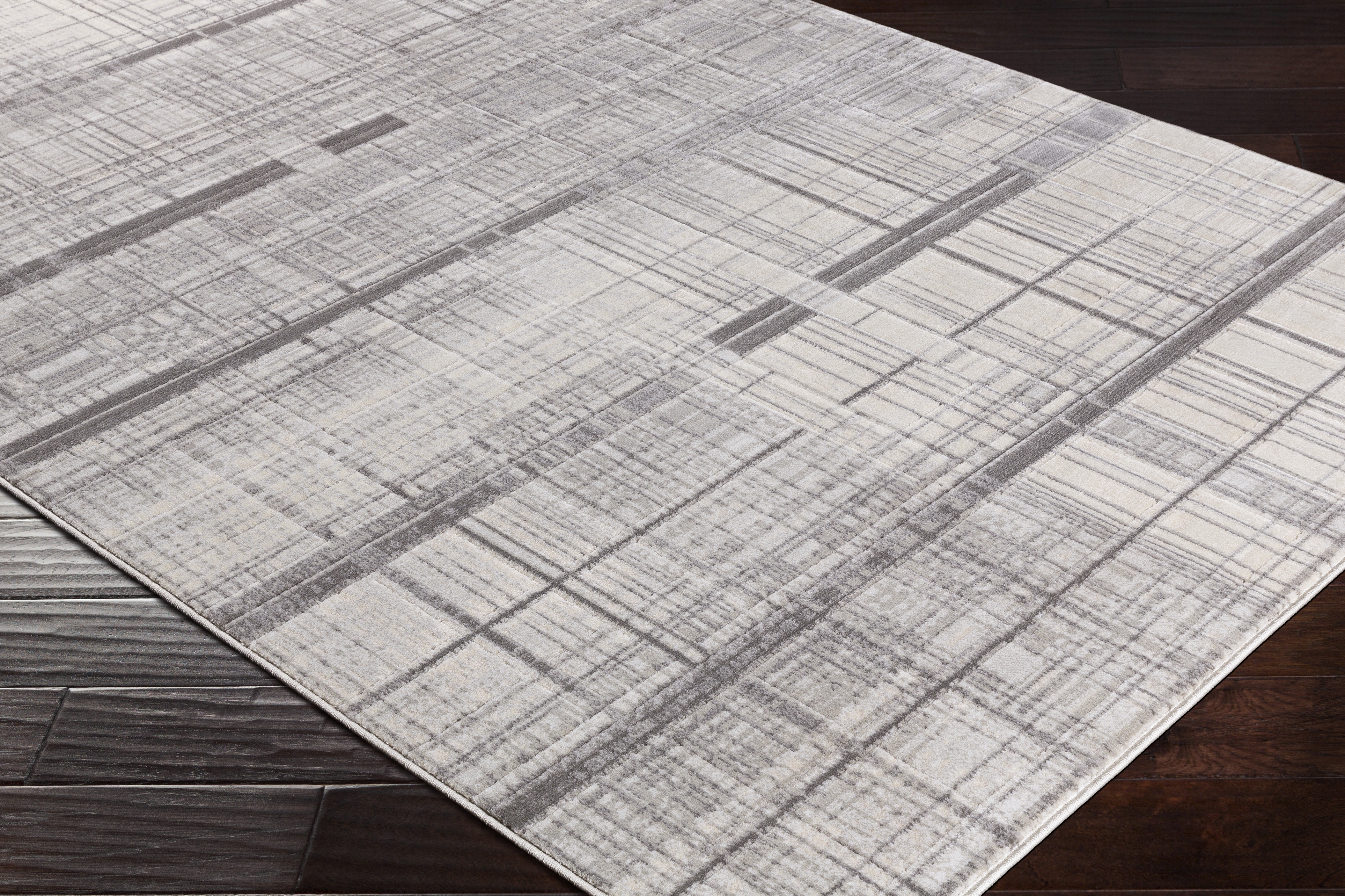 Lagom Gray Indoor 2' x 2'11" Machine Woven Rug - Image 7