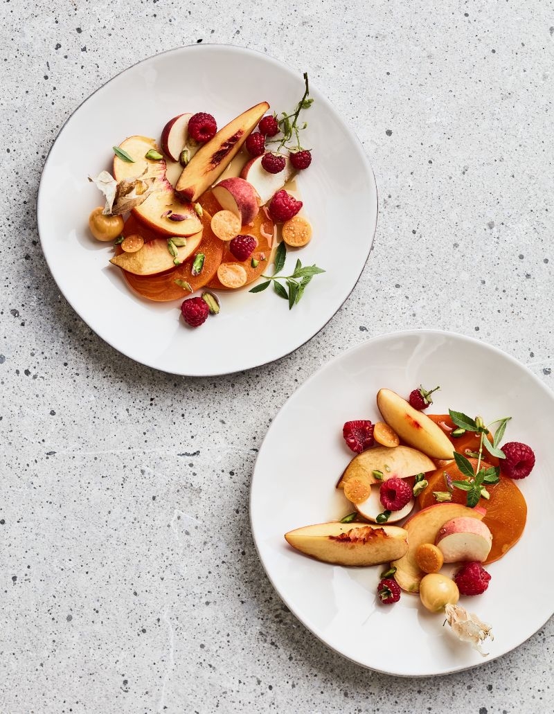 Marin White Salad Plates, Set of 8 - Image 1