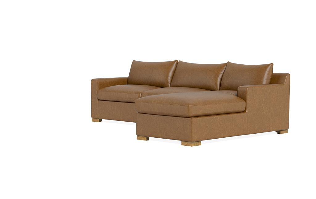 Sloan Leather Sleeper Right Chaise Sectional - Image 2