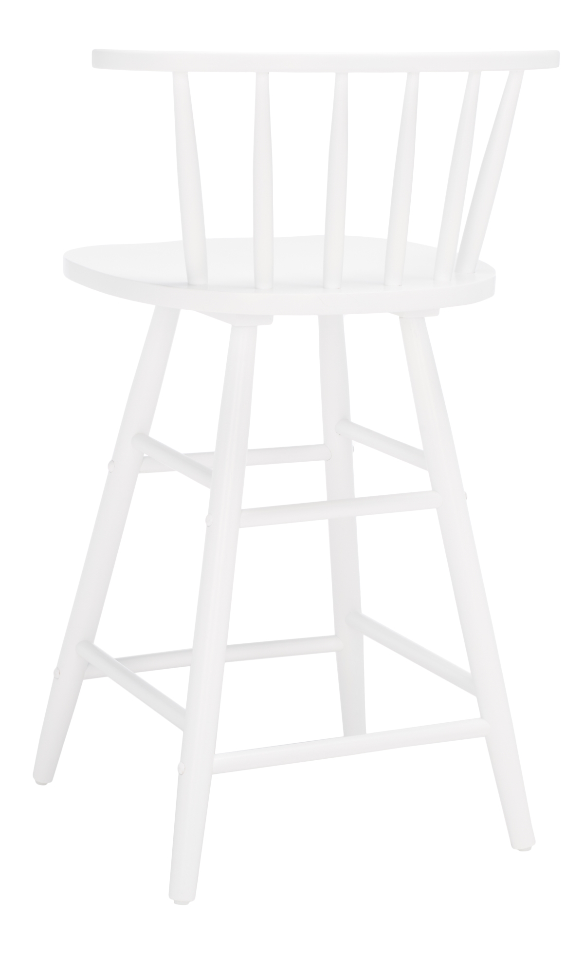Jay Wood Counter Stool - White - Safavieh - Image 7