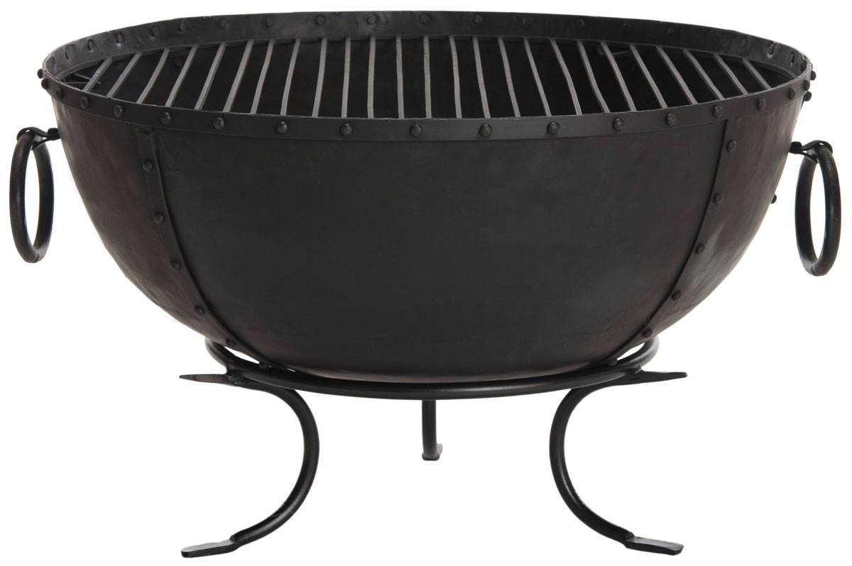 Brazil Fire Pit - Black - Safavieh - Image 0