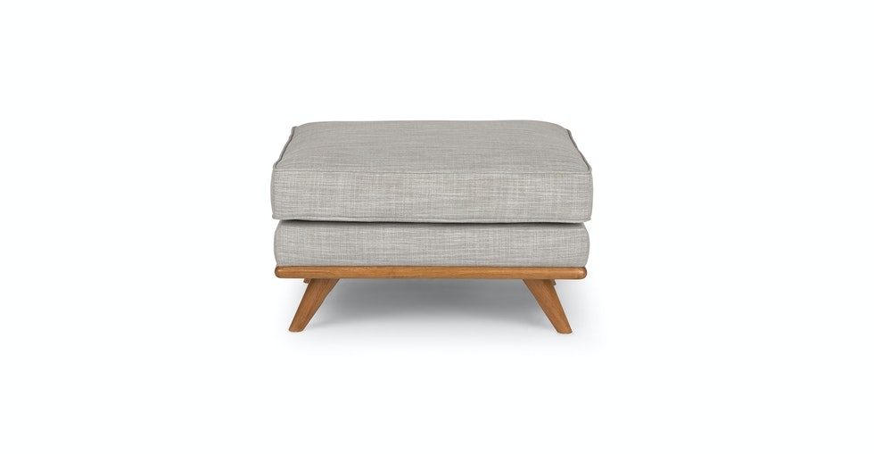 Timber 31" Ottoman - Rain Cloud - Image 0