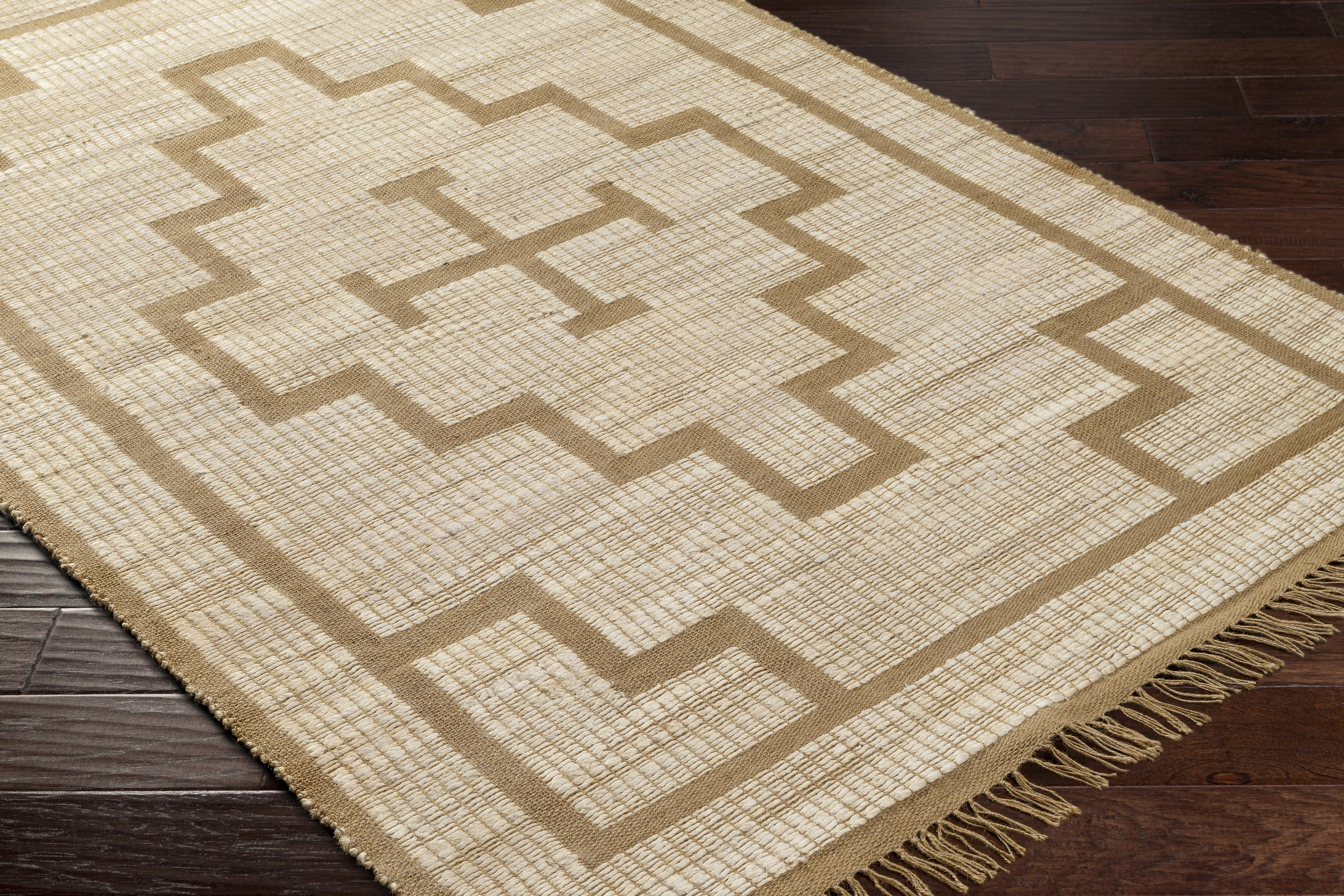 Alex Beige Indoor 2'6" x 8' Handmade Rug - Image 4