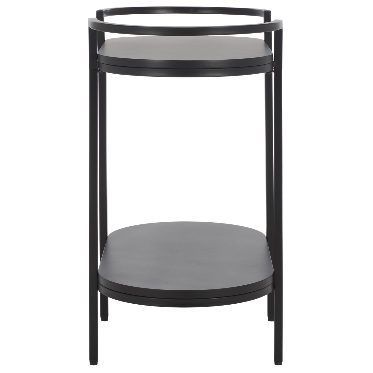 Inessa 2 Tier Bar Cart - Black - Image 5