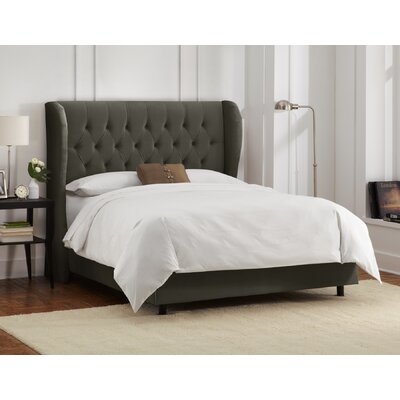 Knaresborough Tufted Upholstered Low Profile Standard Bed - Image 0