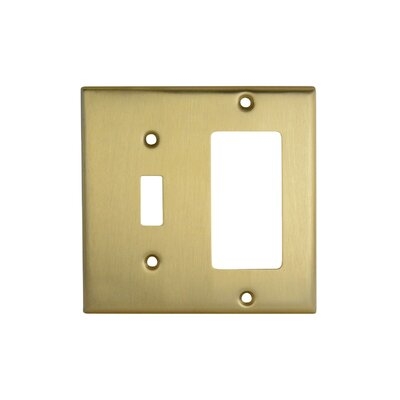 Empire 2-Gang Toggle Light Switch / Rocker Combination Wall Plate - Image 0