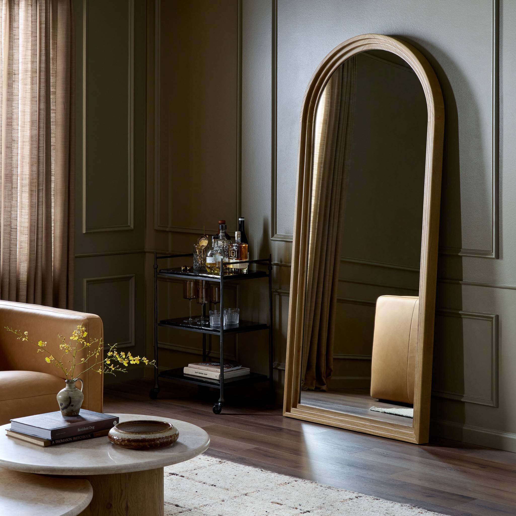 Belvin Floor Mirror - Sandy Nettlewood - Image 3