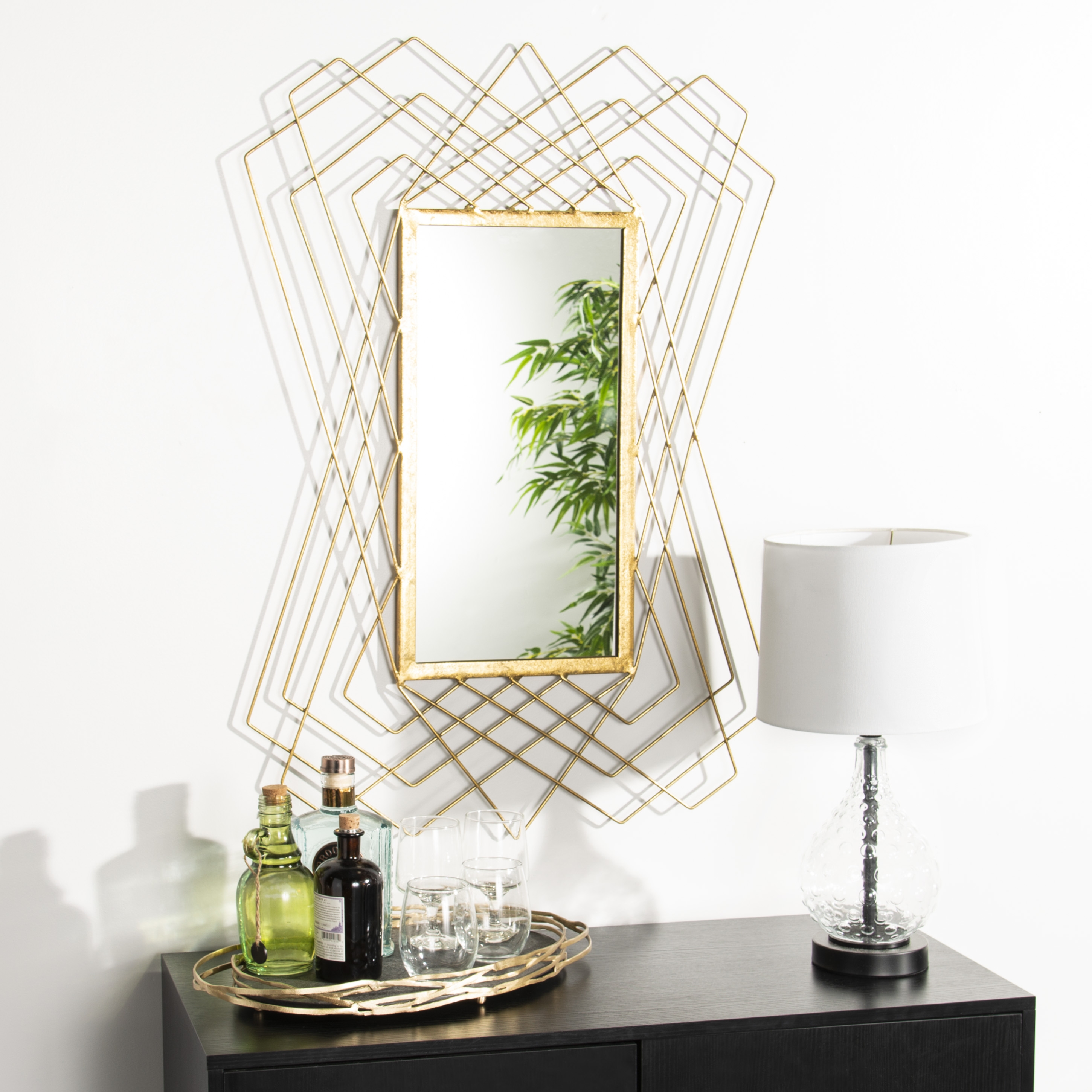 Hazelton Mirror - Gold Foil - Arlo Home - Image 2