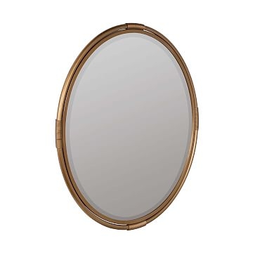 Mod Wall Mirror, Dimensions 32" Diameter x 1" Deep, Silver - Image 1