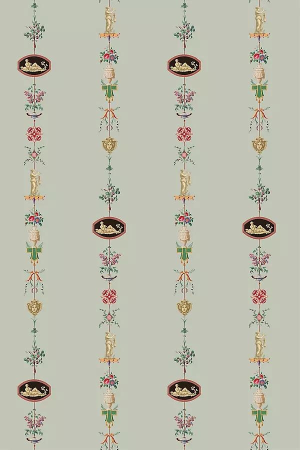 Neo-Classical Striped Wallpaper - Image 0