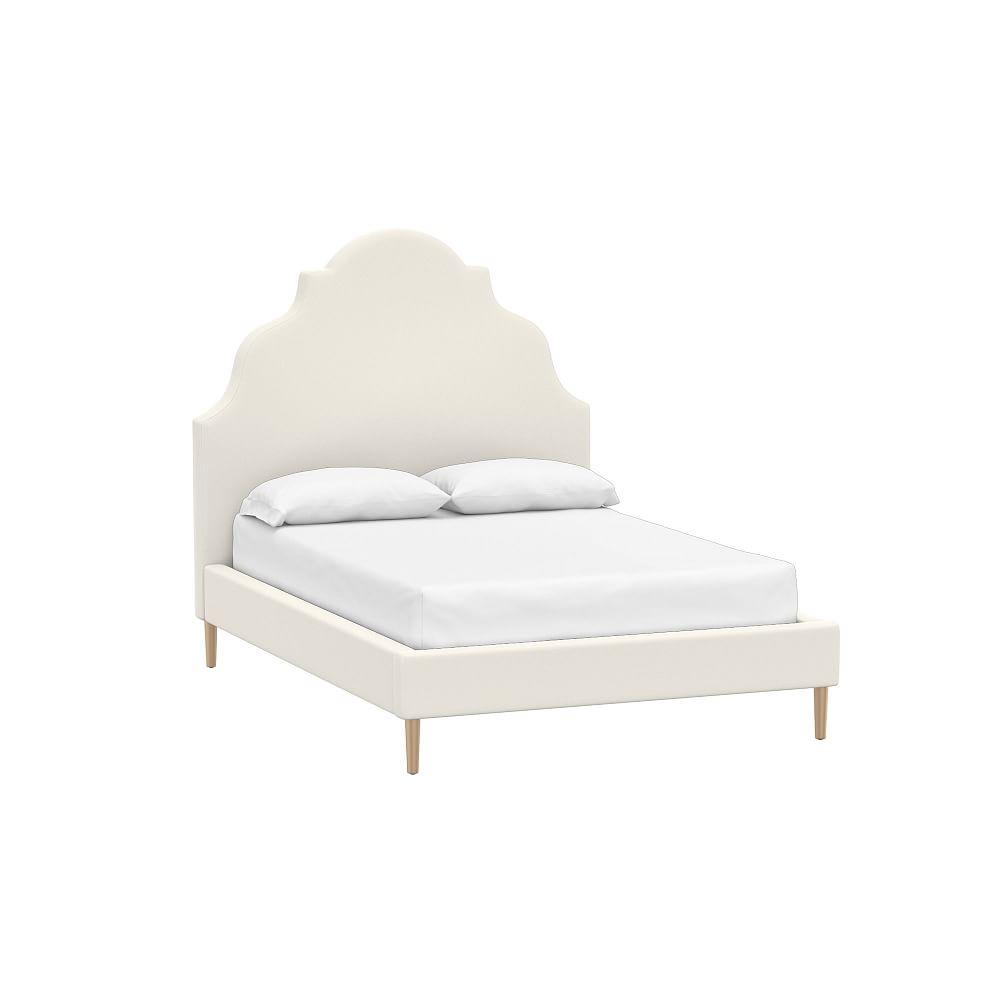Dahlia Upholstered Bed, Full, Lustre Velvet Dusty Blush - Image 0