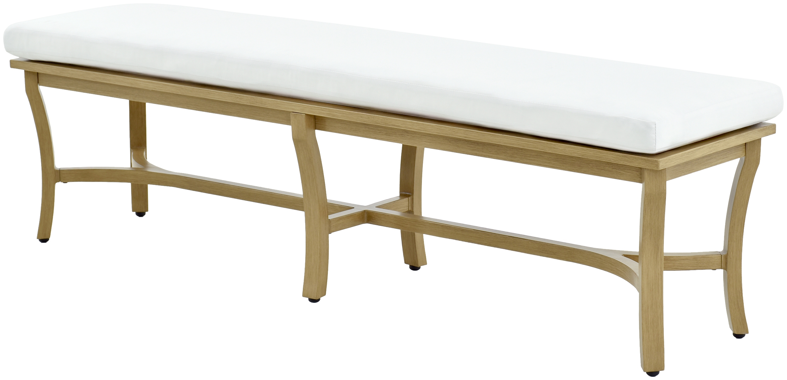 Cape Town Sunbrella? Acrylic 17"H x 69"W x 16"D Bench - Image 0