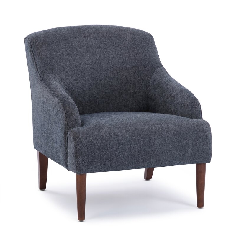 Aubrey 28'' Wide Armchair, Gray Polyester - Image 11