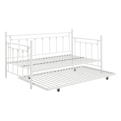 Nahlia Metal Twin Daybed With Trundle - Image 0