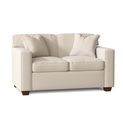 Neil 57" Square Arm Loveseat with Reversible Cushions - Image 0