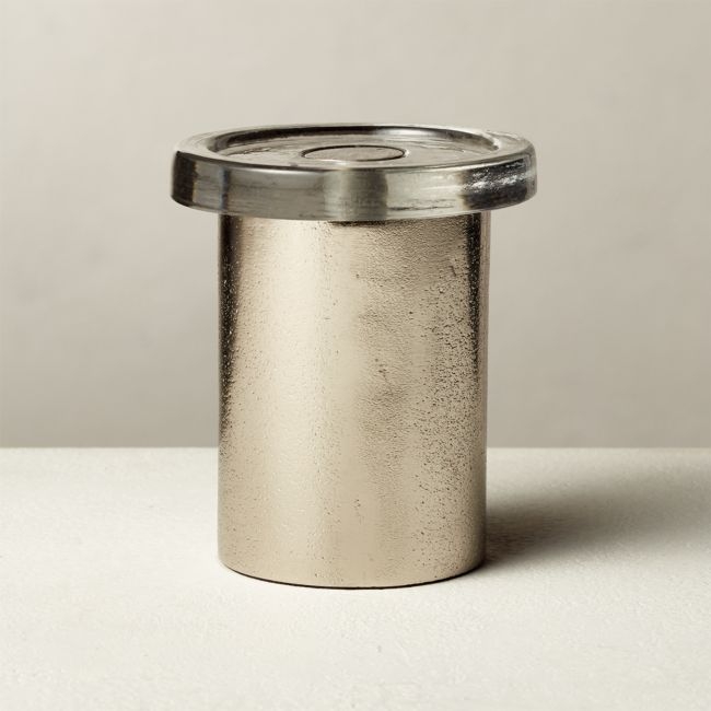 Argento Pillar Candle Holder Small - Image 0