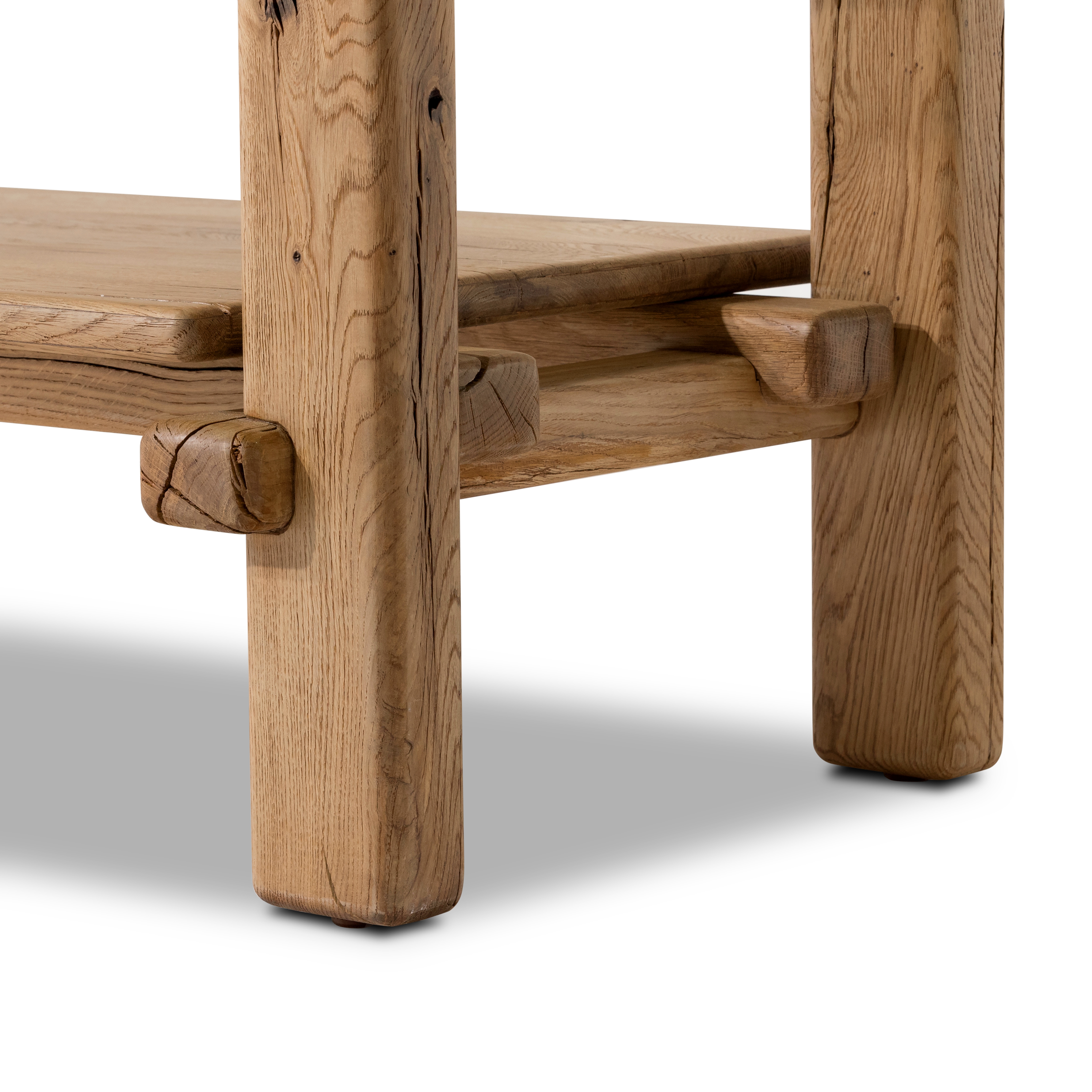 Marcia Console Table - Natural Reclaimed French Oak - Image 9