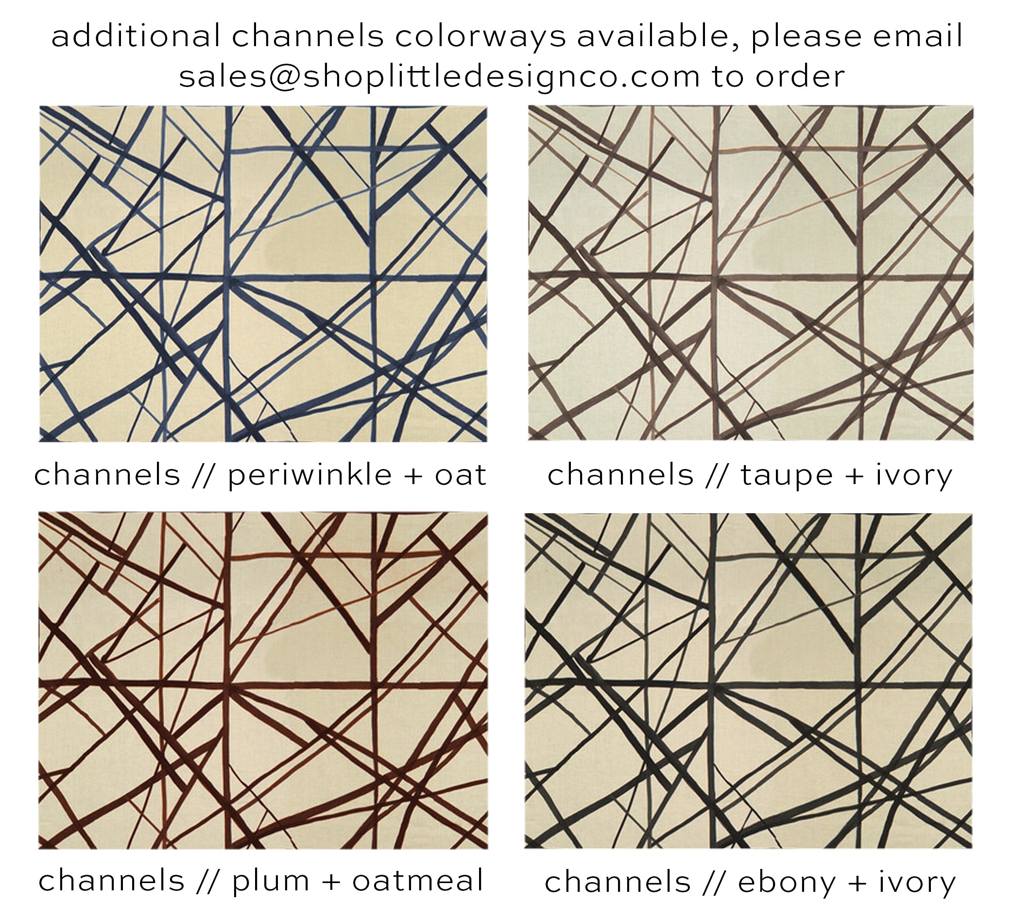 THE BOLSTER :: CHANNELS // EBONY + IVORY | KELLY WEARSTLER - BY THE YARD - Image 4