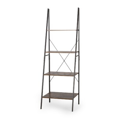 71.5" H x 23.6" W X 19.6" D Iron Ladder Bookcase - Image 0