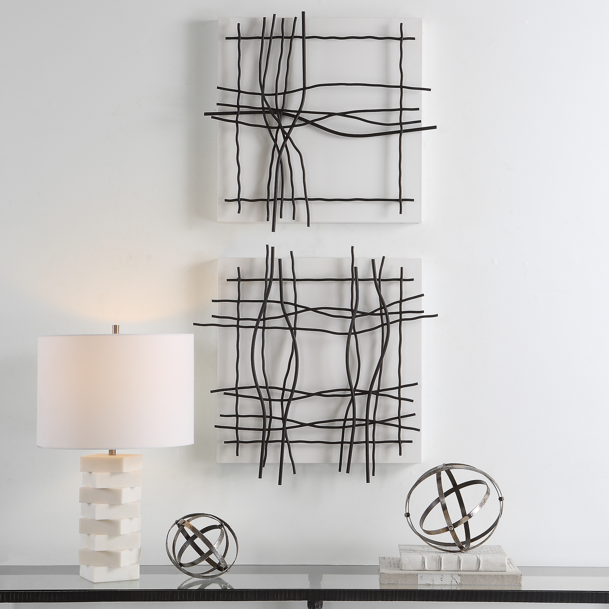 Genesis Metal Wall Decor Set/2 - Image 1