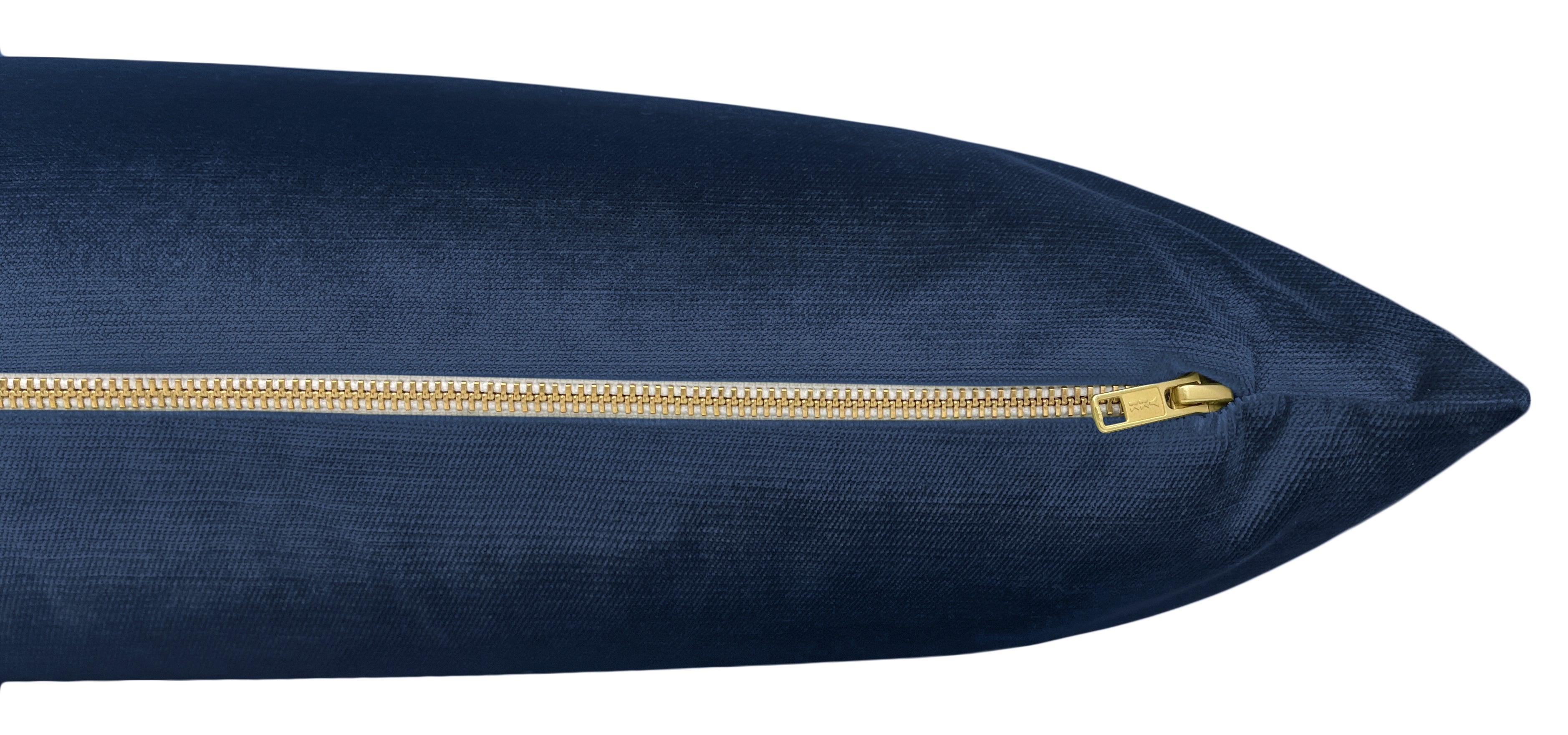 THE XL LUMBAR :: FAUX SILK VELVET // NAVY BLUE - BY THE YARD - Image 1