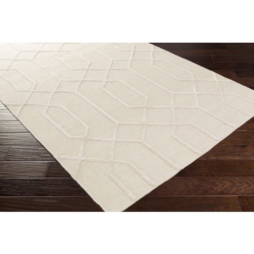 Lydia Beige Indoor 6' x 9' Handmade Rug - Image 2