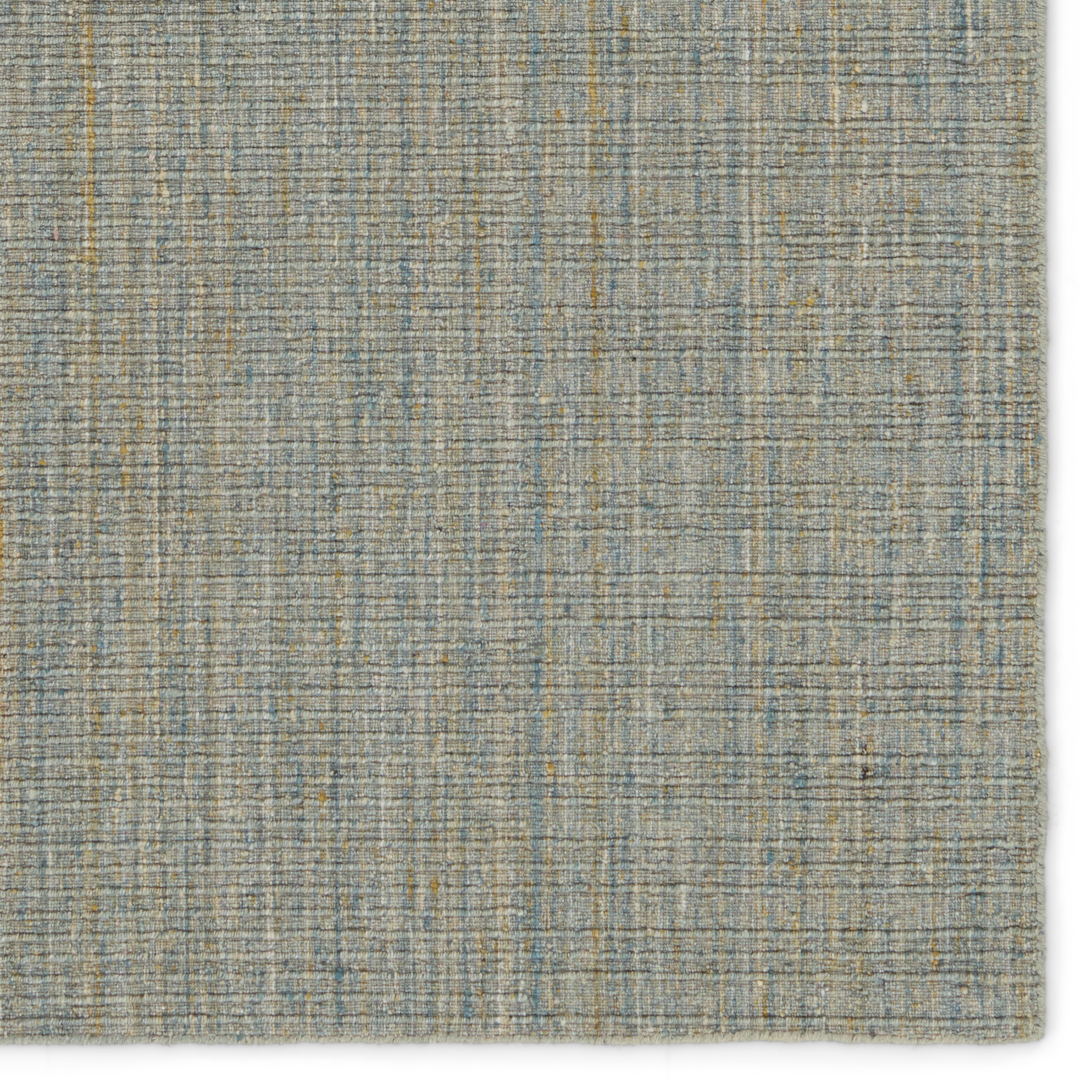 Vidalia Handmade Striped Blue/ Gold Area Rug (9'X12') - Image 3