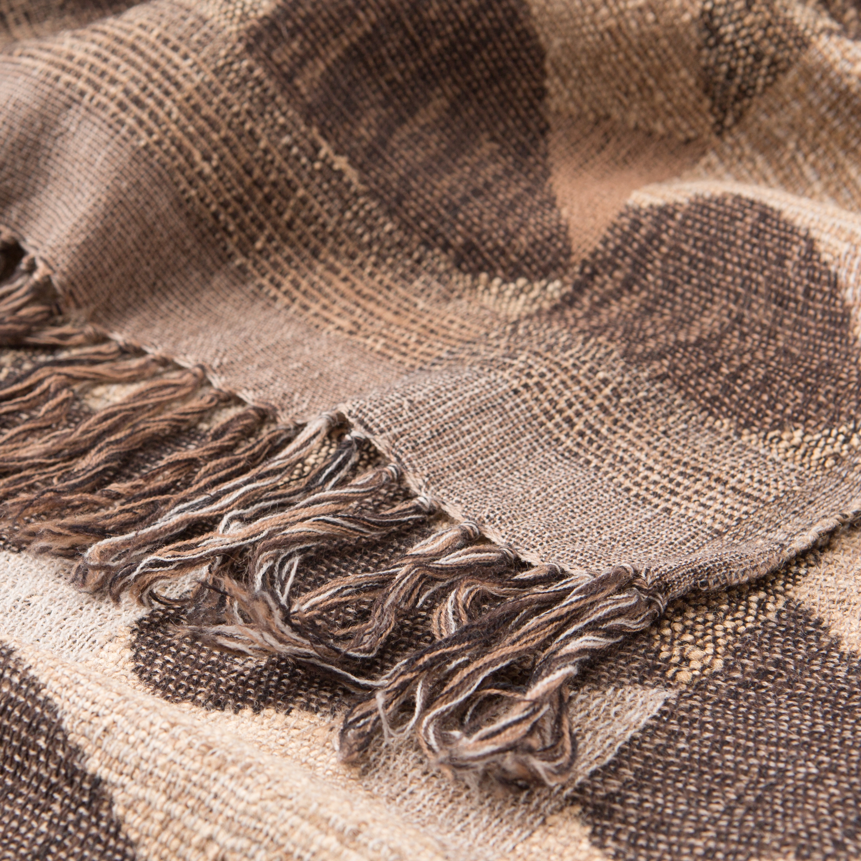 Anders Taupe/ Gray Abstract Throw - Image 1