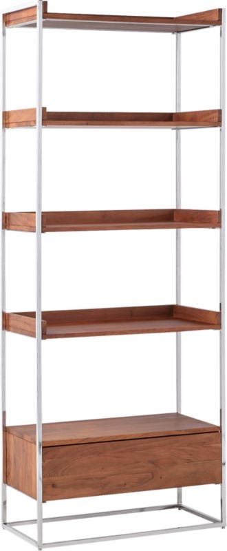 Brace Natural Wood Bookcase - Image 4